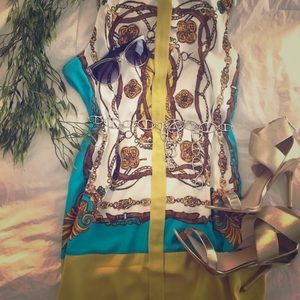 GORGEOUS New York & Company Nautical Sheath Dress